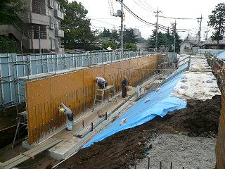 道路拡幅工事の様子