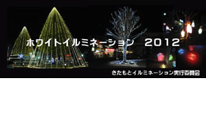 北本駅ホワイトイルミネーション2012　東京都市大学工学部建築学科　小林研究室