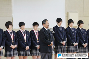 ＜感動の戦いをありがとう！＞　春高バレー２０１４・第３位に！　都市大塩尻　女子バレーボール部　長野県代表