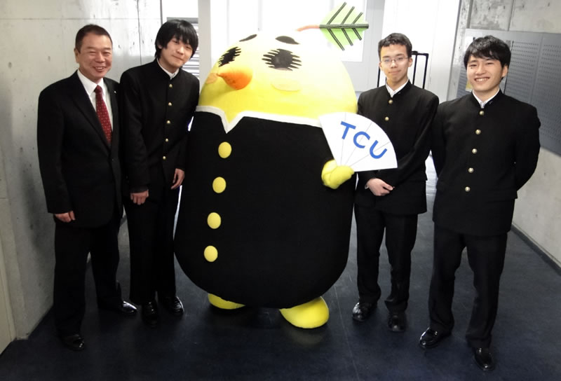 Debut of Tokyo City University Junior and Senior High School Mascot Character Toshimaro.