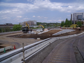 ４輪コース工事風景