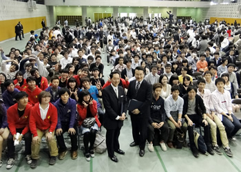 東京都市大学と日本科学未来館との包括連携協定の調印記念式典　当日の様子