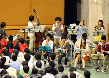 東京都市大学と日本科学未来館との包括連携協定の調印記念式典　当日の様子